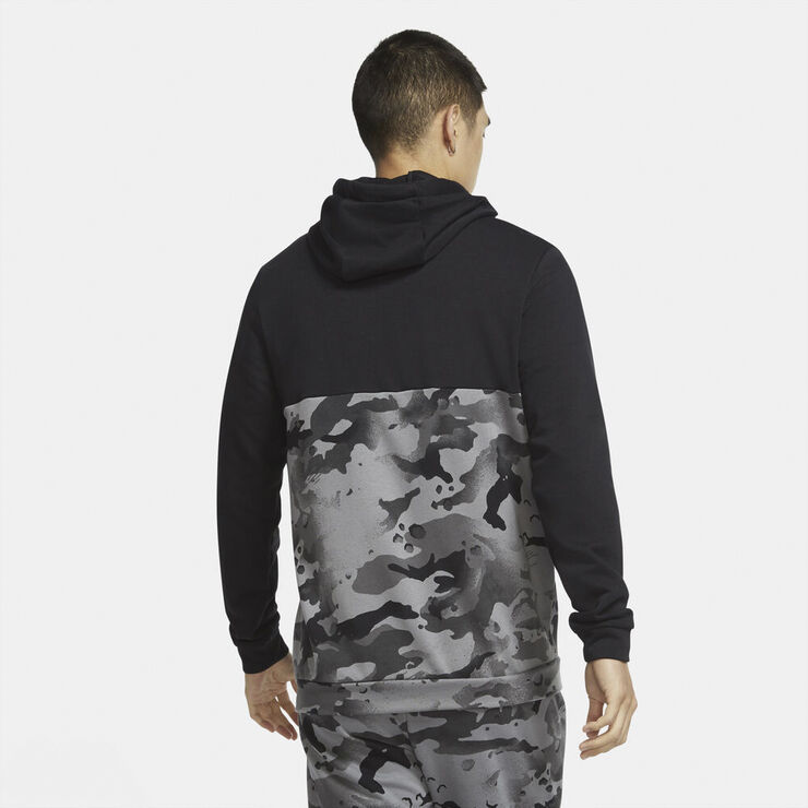 Nike Dri Fit Camo Haettetroje Sort