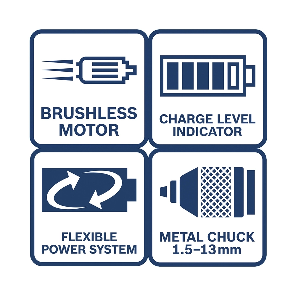 Bosch 2 Tool kit 18V GSR+GDR+2x GBA 5.0 Ah+GAL 18V-40 0.615.A50.090