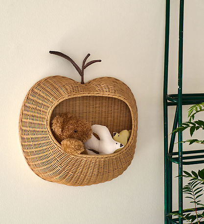 ferm Living Wandaufbewahrung - Apple - 49,6x16,1x52 cm - Natural