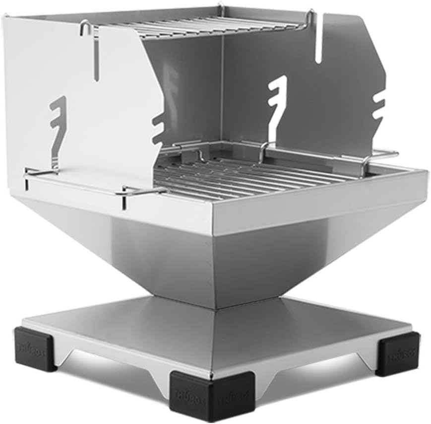 THÜROS T1 Direkt Plus Tischgrill Holzkohlegrill Edelstahl