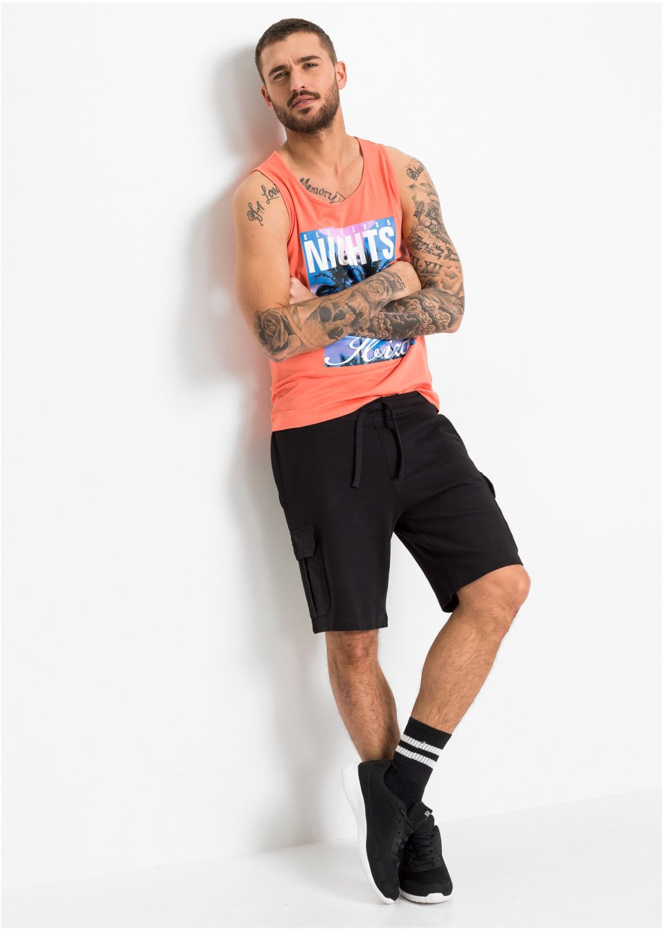 Bermuda sweat style cargo