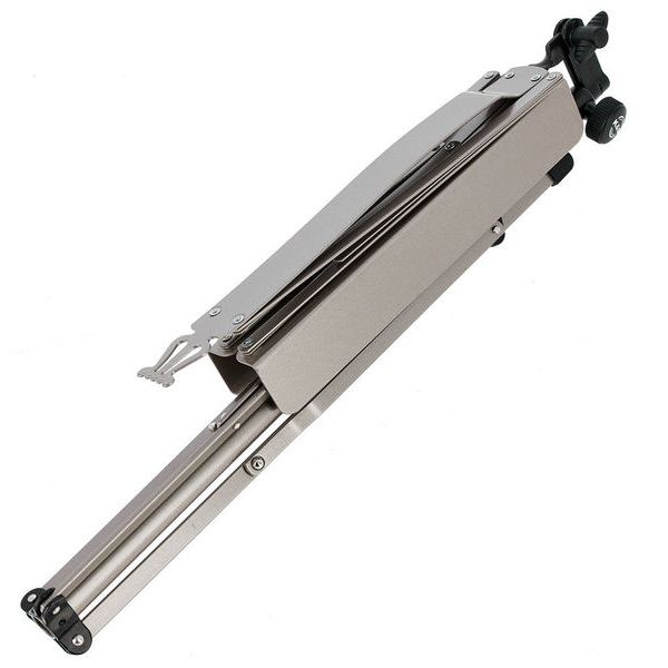 K&M 101 Music Stand Nickel Colored