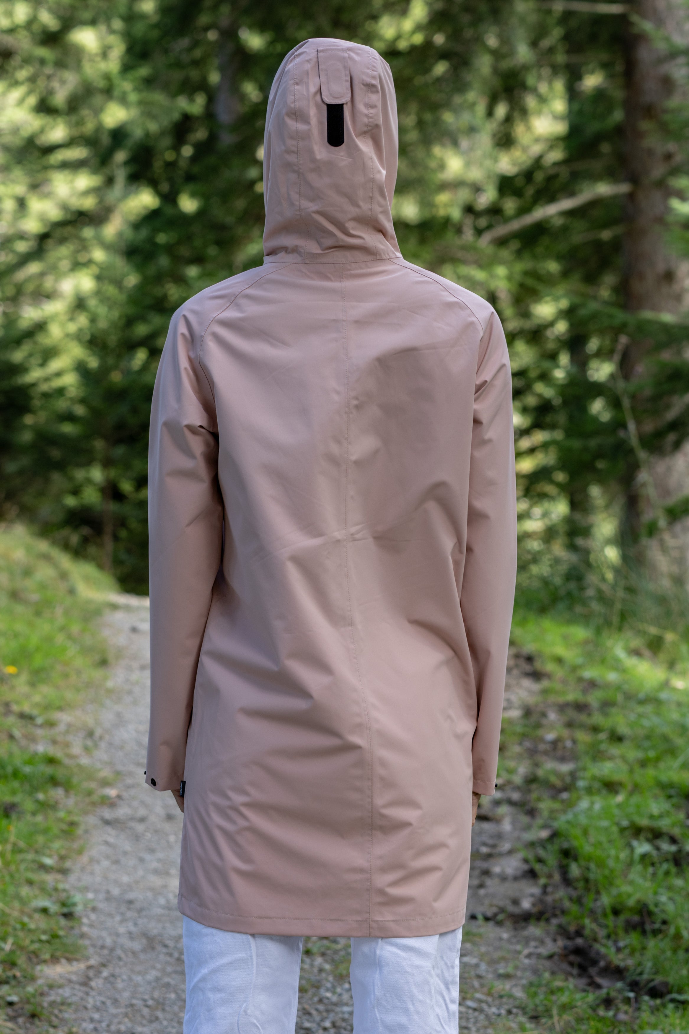 Frauen Regenmantel Travelcoat mahogany rose