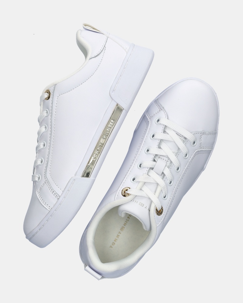 Tommy Hilfiger Sport Chique Court Lage sneakers  - wit