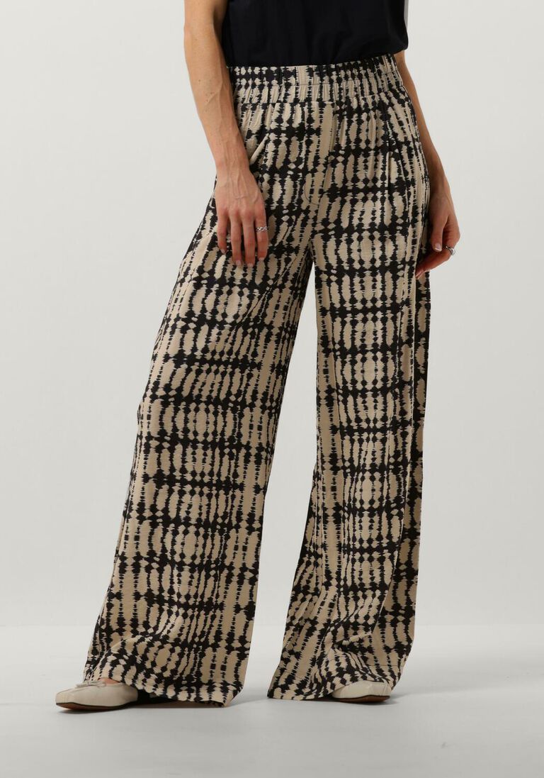 BY-BAR zwarte by-bar wijde broek benji tie dyed pant