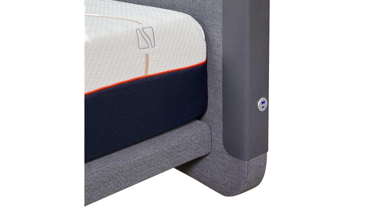 Elektrisch Bed Element Spirit met Cool Motion 6 matrassen denim