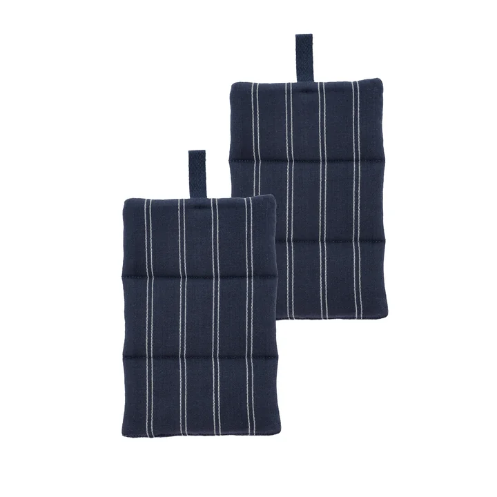 Södahl - Harmony Topflappen, 15 x 23 cm, navy blue (2er-Set)