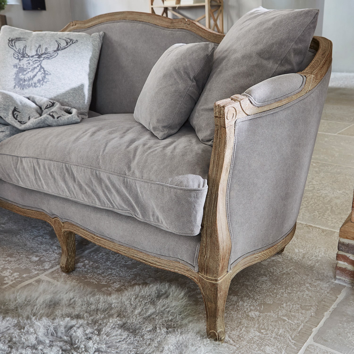 Sofa Monneville grau