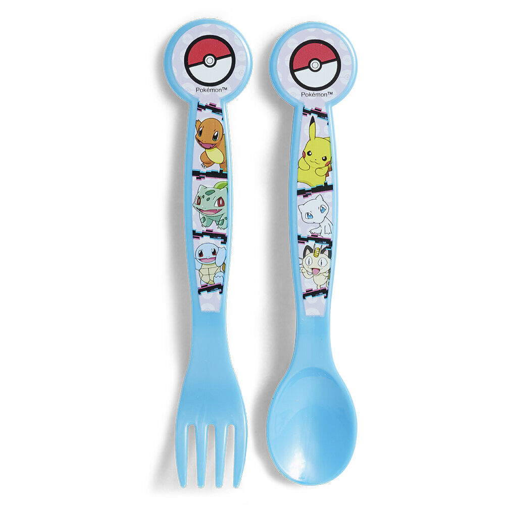 Couverts en plastique pour enfant Pokémon