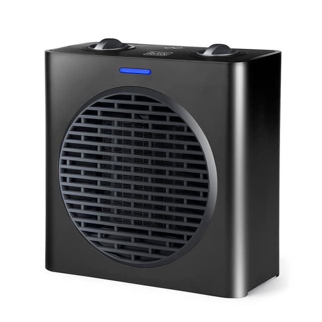 BLACK+DECKER Keramisk Varmeblæser 1500W Sort