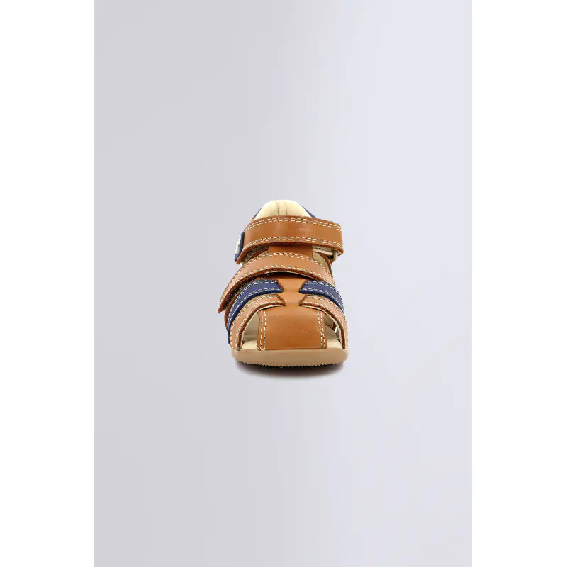 BIPOD CAMEL BLEU SANDALES Cuir Garçon