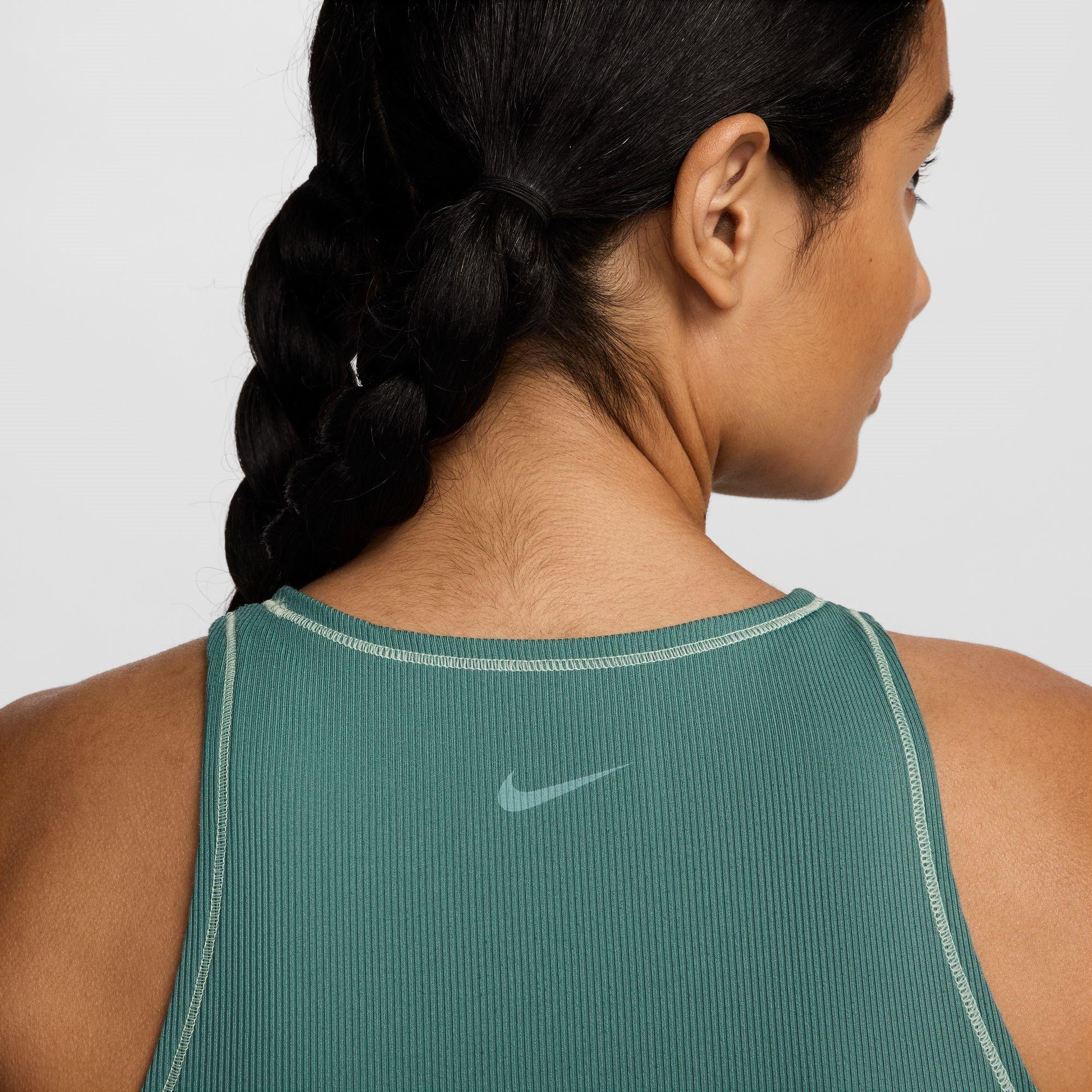 Nike One Fitted Womens Dri FIT Ribbed Tank Top