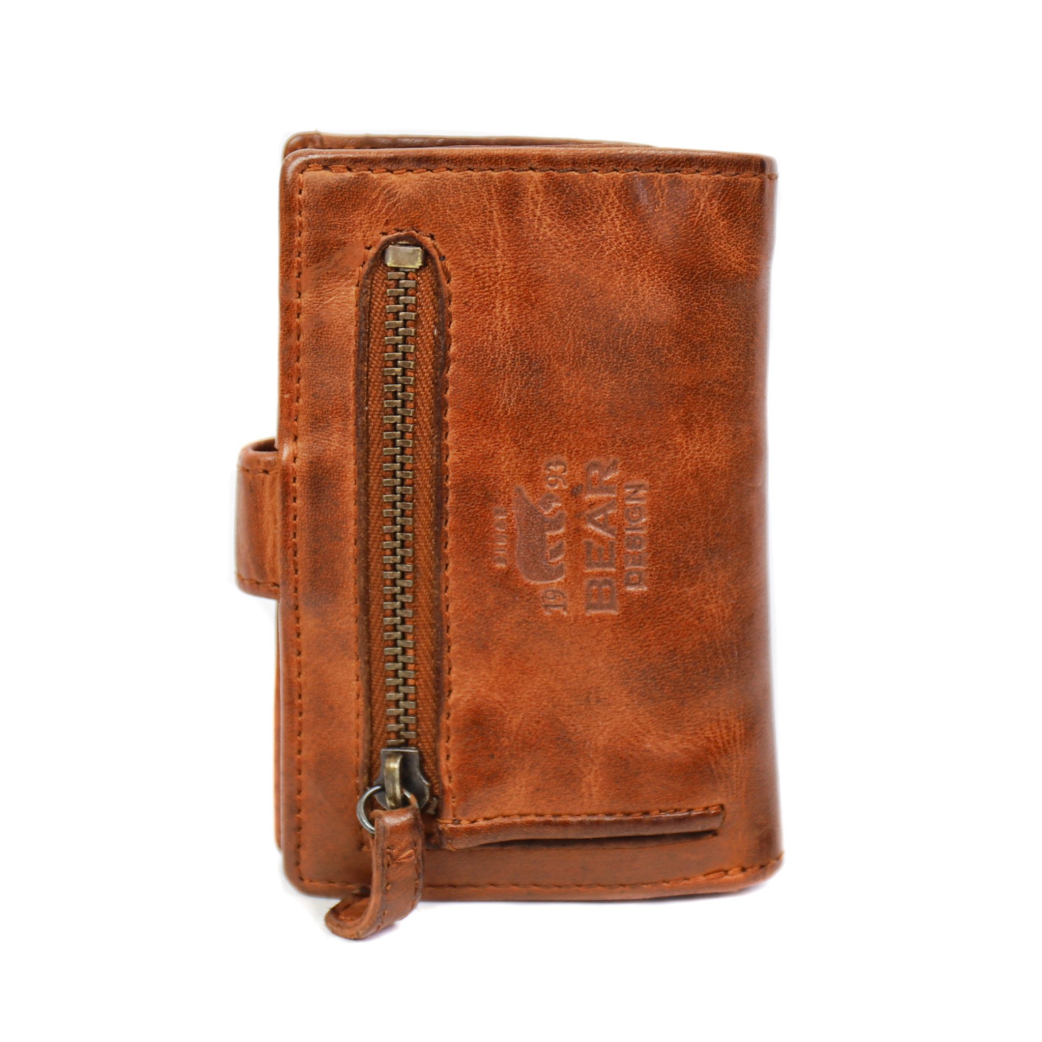 Bear Design Cow Lavato Pasjesmap Vic RFID Cognac CL527