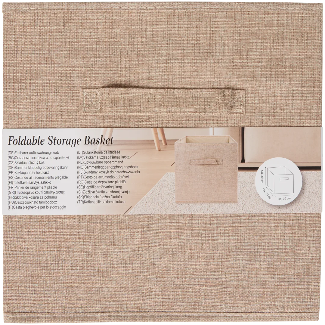 Panier de rangement pliable Home Accents