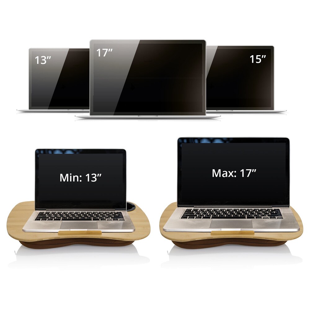 Laptopunterlage COMFILAP I Bambus, Stoff hjh OFFICE