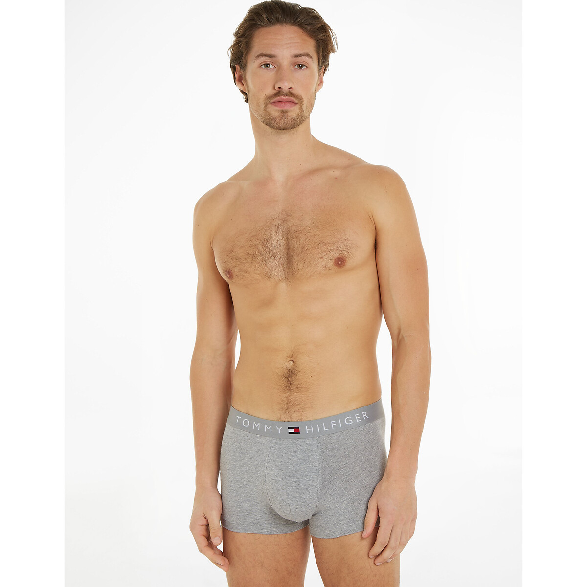 TOMMY HILFIGER<br>Conjunto de 3 cuecas boxer lisas
