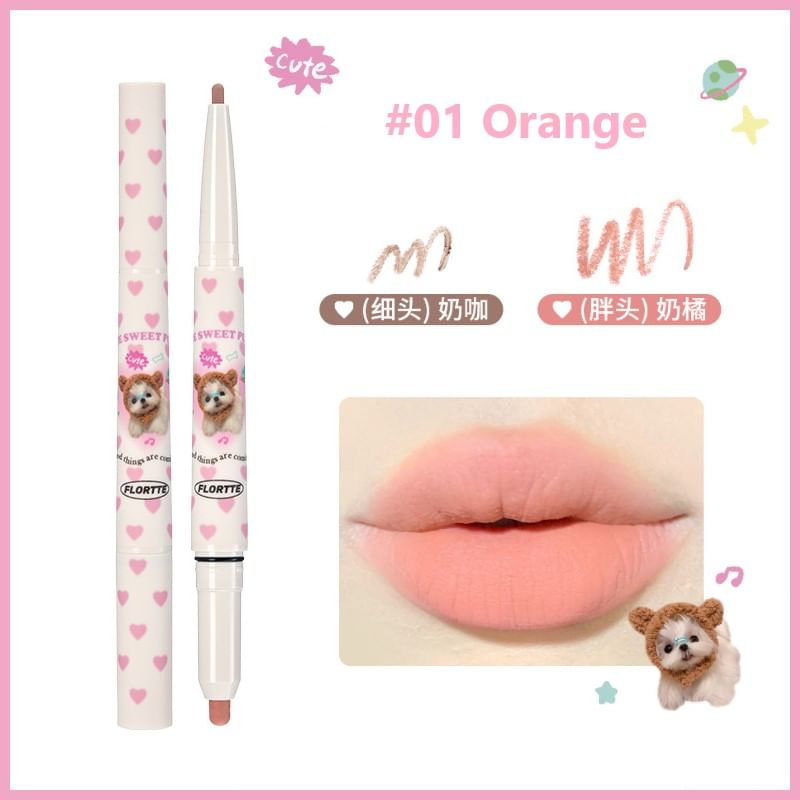 FLORTTE - 2 in 1 lippotlood - 5 kleuren