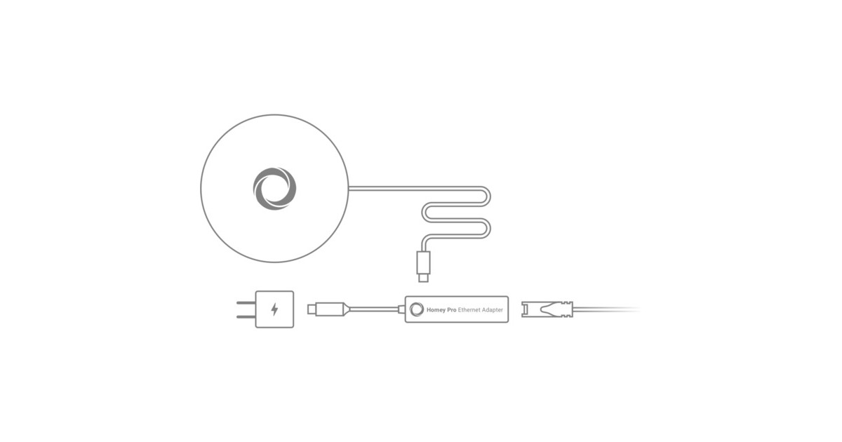 AthomHomey Pro Ethernet Adapter netwerkadapter  (Grijs)