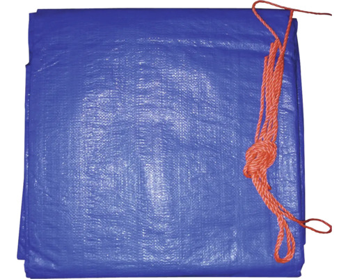 Geweven zeildoek, universeel zeildoek, 140 g/m², zilverblauw, 3 x 4 m