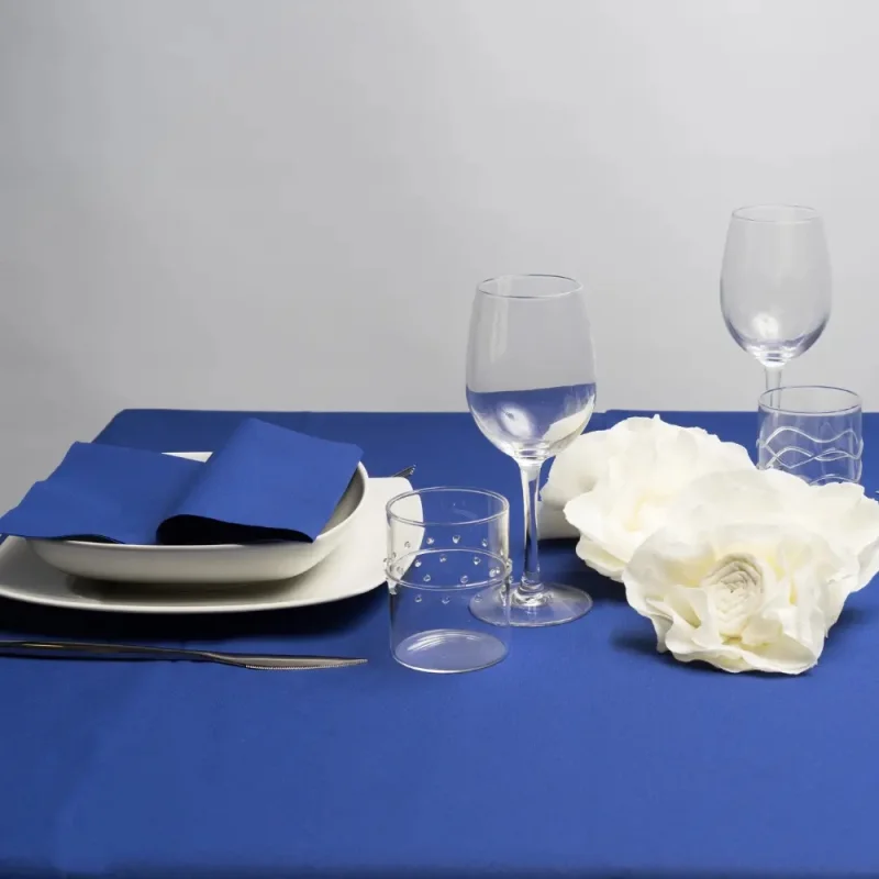 RO.IAL - Serviette de table Airlaid Filf'Soft - 40x40 - Bleu marine - x800