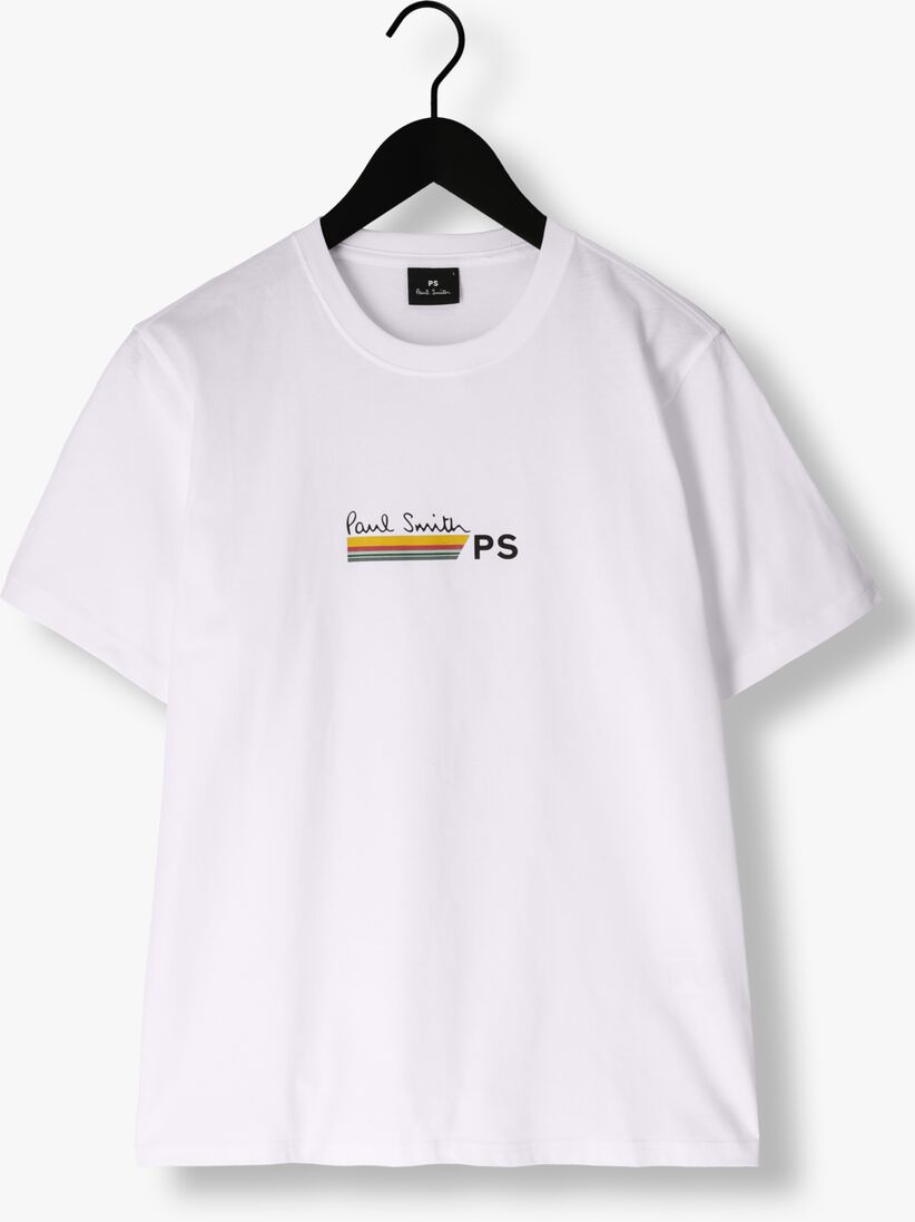PS PAUL SMITH witte ps paul smith t-shirt mens reg fit t shirt stripe ps paulsmith