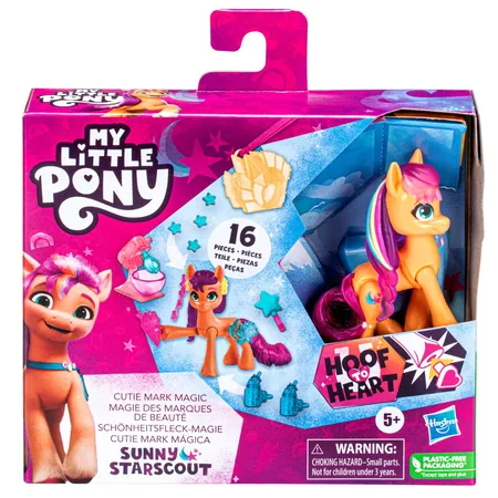 Hasbro My Little Pony Schönheitsfleck-Magie Ponys, 1 Packung, 4-fach sortiert