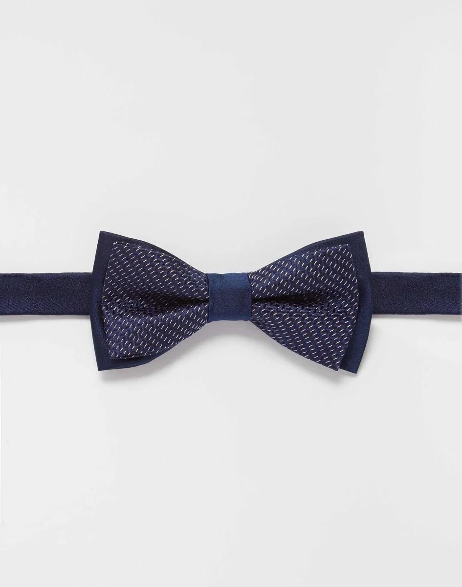 Nœud papillon double soie