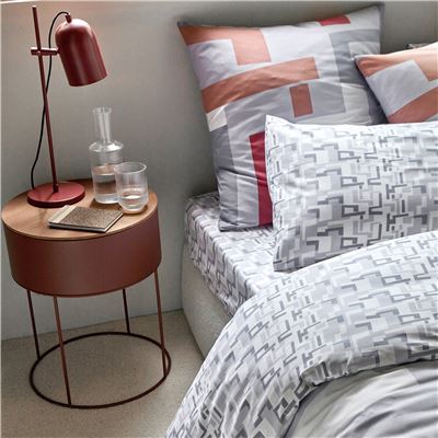 Linge de lit polycoton motifs géométriques - BECQUET CRÉATION
