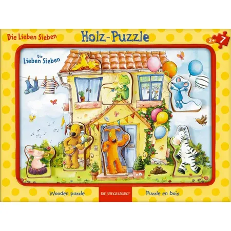 Die Spiegelburg Holz-Puzzle In der Villa Siebenklein 7 Teile