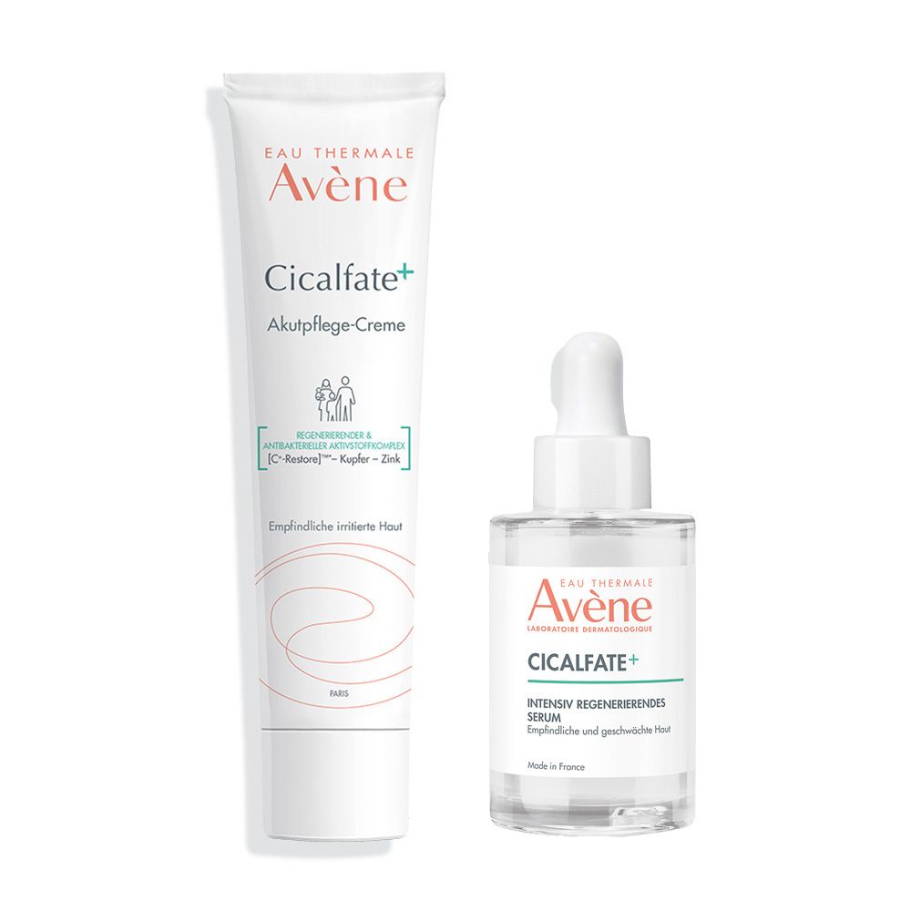 Avène Cicalfate Akutpflege-Creme + Avène Cicalfate Intensiv Regenerierendes Serum