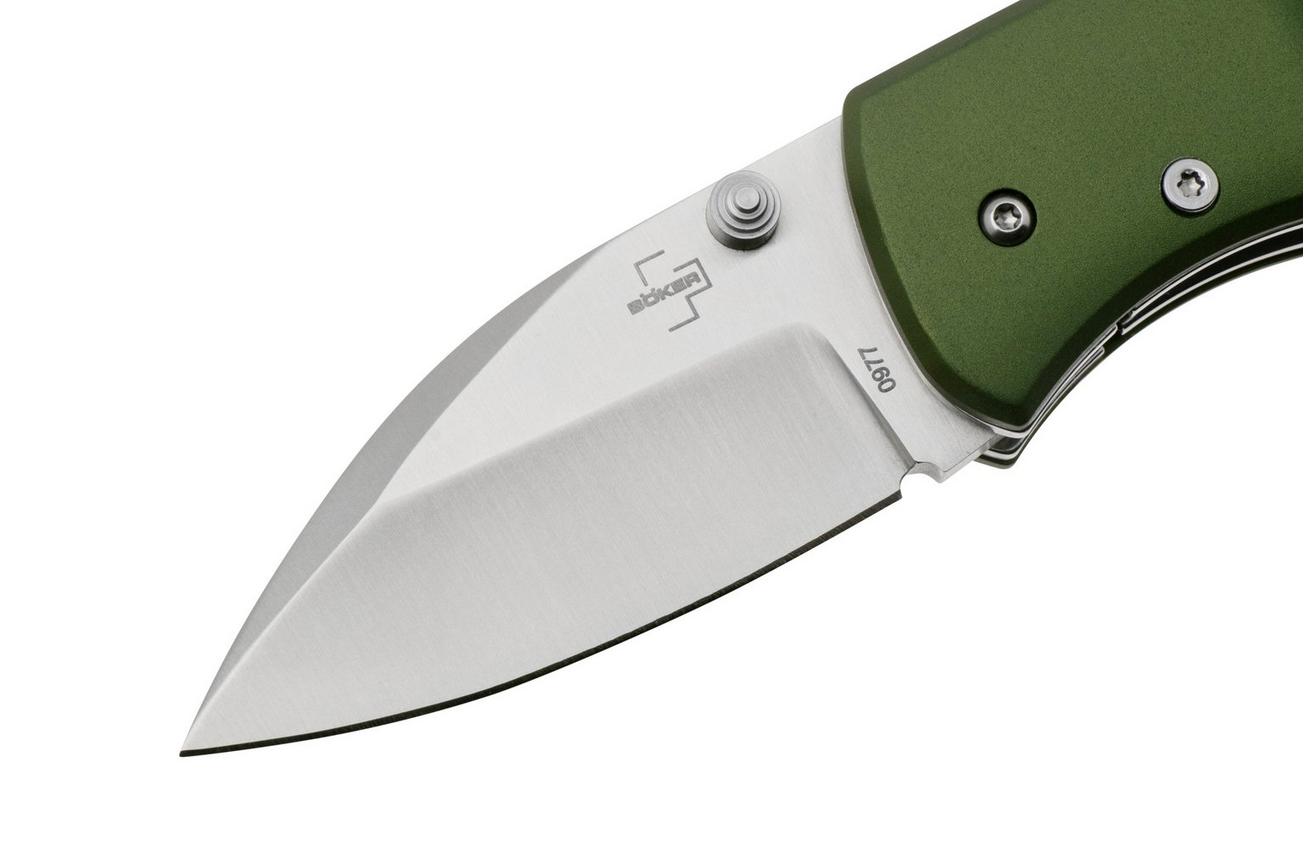 Böker Plus Lefti 01BP0006 Green Aluminum, zakmes