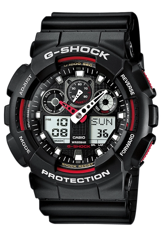 Casio G-Shock Herrenuhr Master of G Oversized GA-100-1A4ER