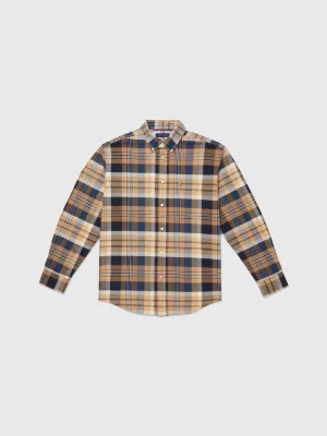 Camisa xadrez clássica adaptável