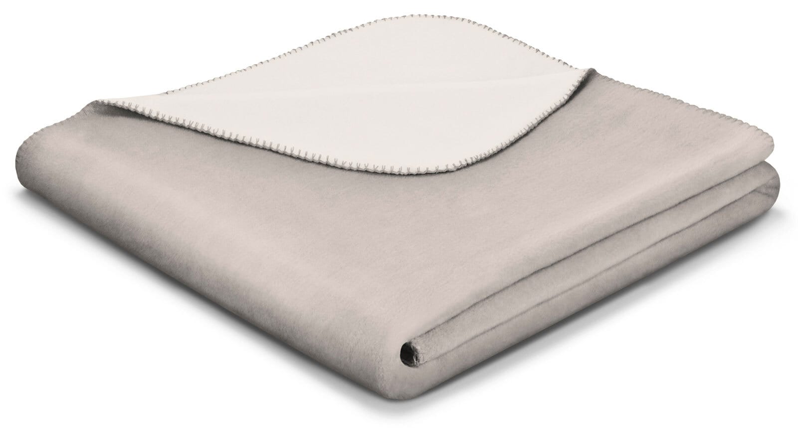 Biederlack Plaid 150 x 200 cm feder/natur