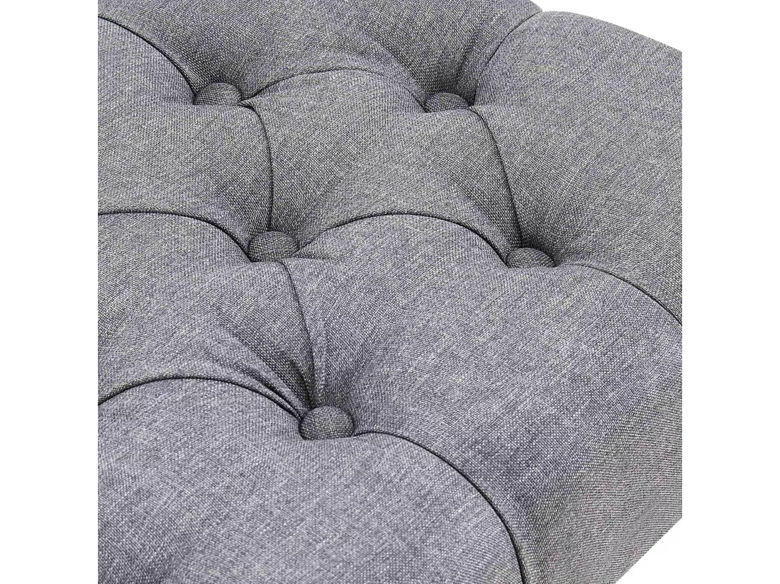 Banquette - Tissu - Gris foncé - Amun