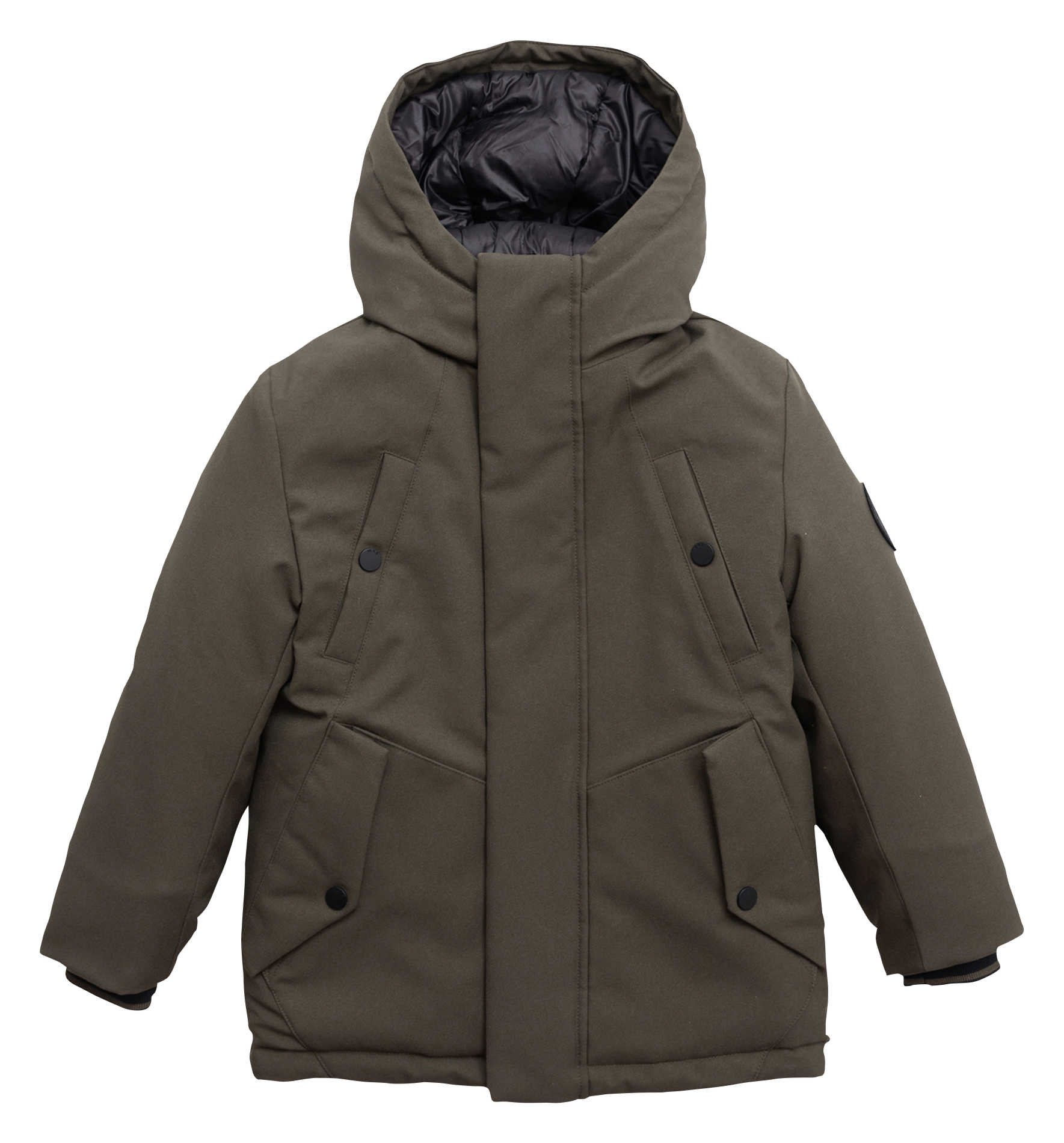 Parka deux-en-un matelassée| Kaki