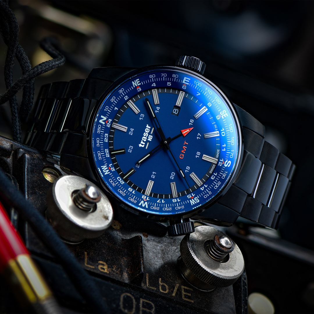 traser P68 Pathfinder GMT Blue