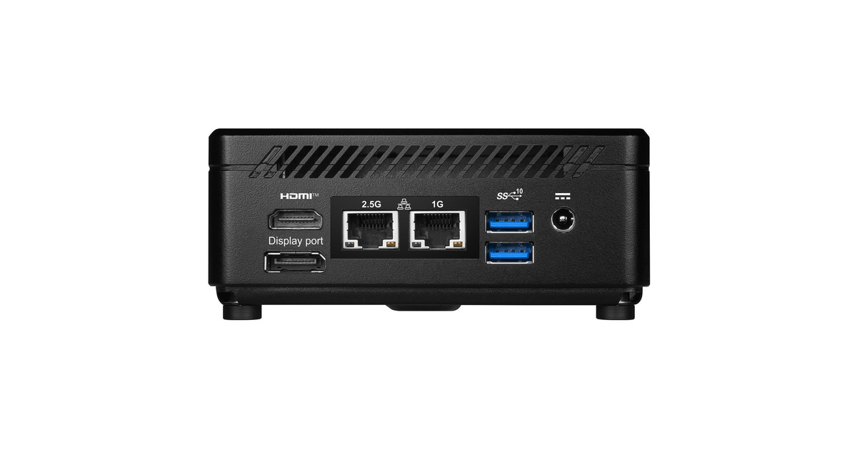 MSICubi 5 12M-003BEU barebone  (Zwart | Core i3-1215U | UHD Graphics)