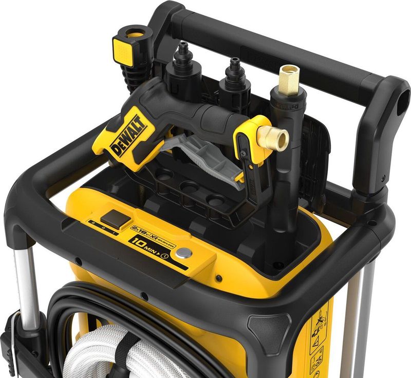 DeWALT DCMPW1600N-XJ Accu Hogedrukreiniger 2x18V Li-ion - 6m Slang en Toebehoren
