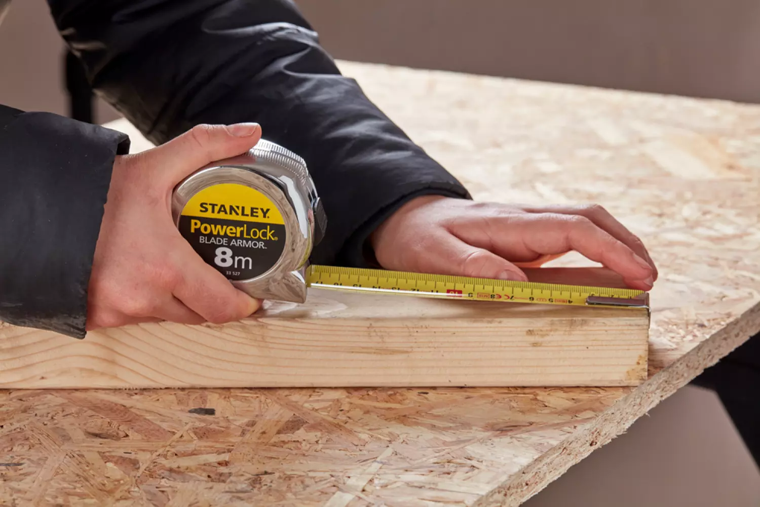 Stanley 0-33-527 Powerlock Blade Armor Rolmaat - 8m x 25mm