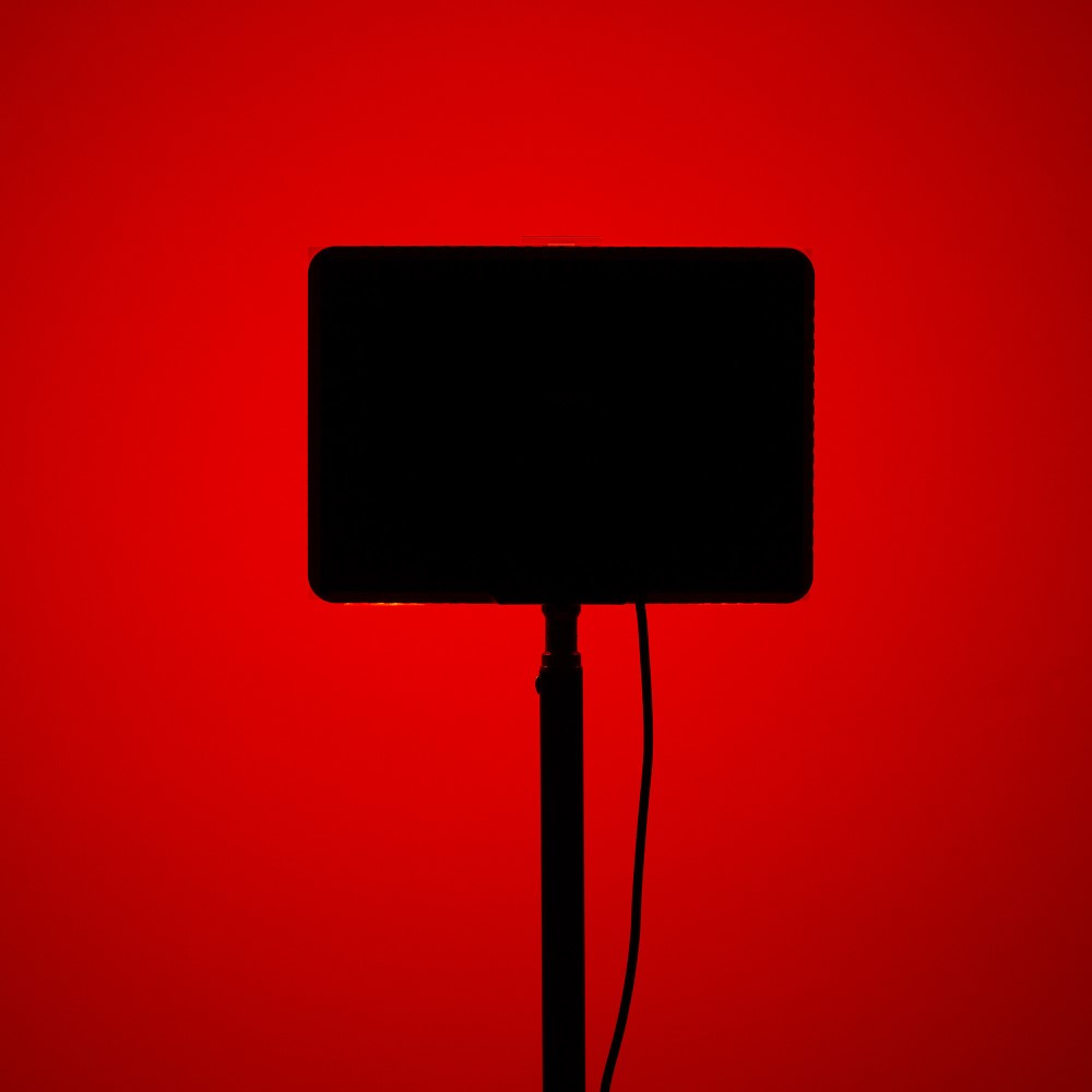 (185x130mm) Professionelles USB Video Selfie Licht LED Beleuchtung mit 9 Farbfilter   5 Stufen für YouTuber / Influencer
