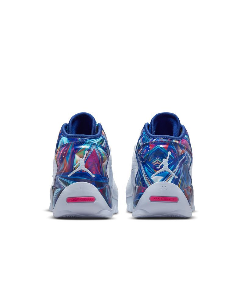 Chaussures de basket Nike Jordan Zion 2 Blanc & Bleu pour homme