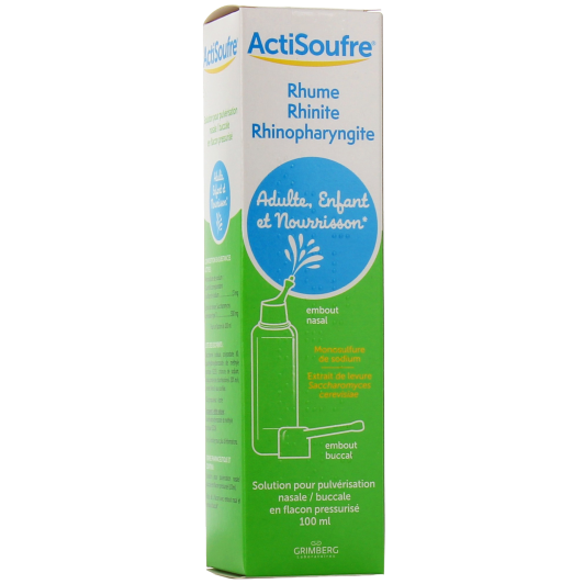 Actisoufre - Rhinites & rhinopharyngites
