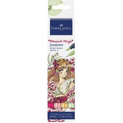 FABER-CASTELL Sketch Marker GOLDFABER, kit Romantic Manga 2