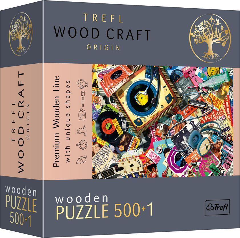 Holz Puzzle 500+1  Die Welt der Musik