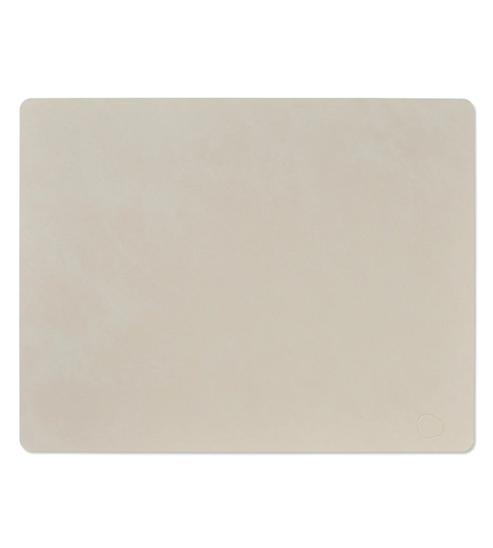 LIND DNA  Dækkeserviet, Large Square - Oyster White