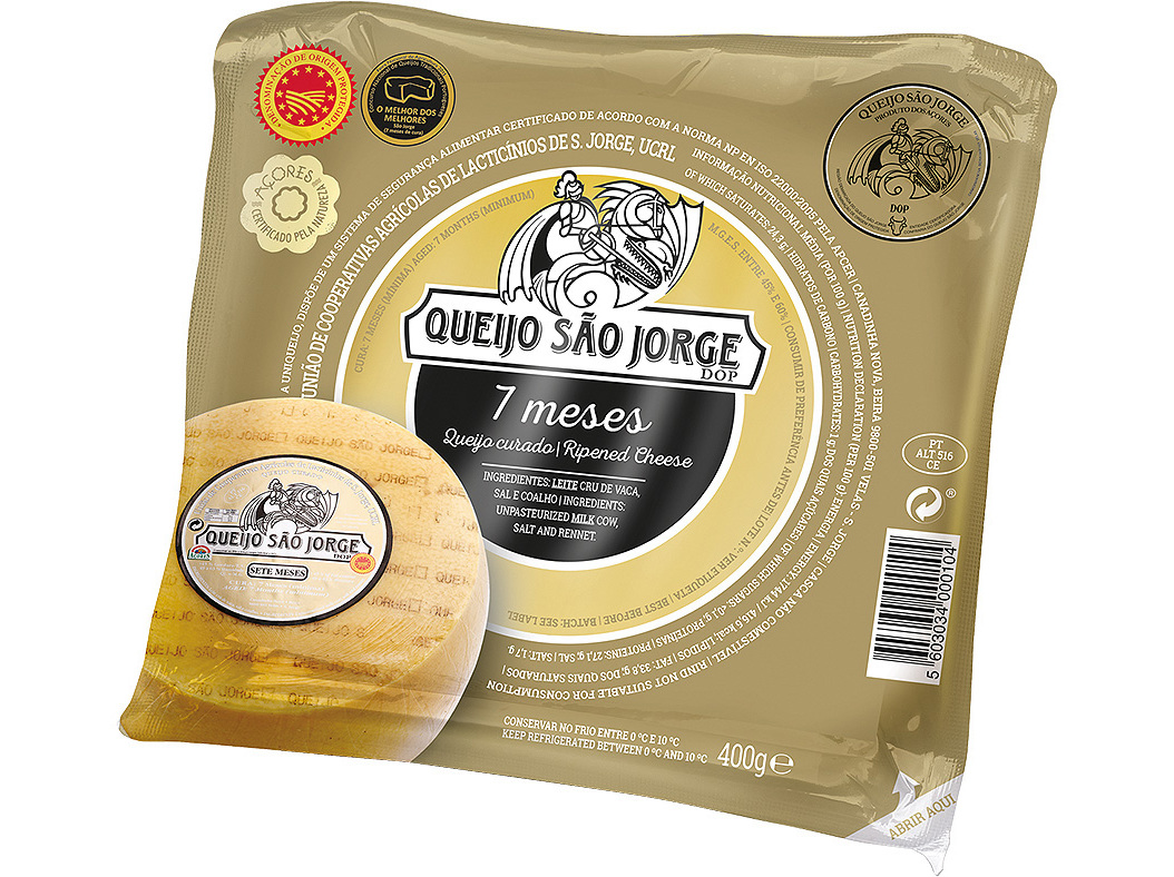 QUEIJO DE SÃO JORGE DOP 7 MESES DE CURA FATIAS 400G