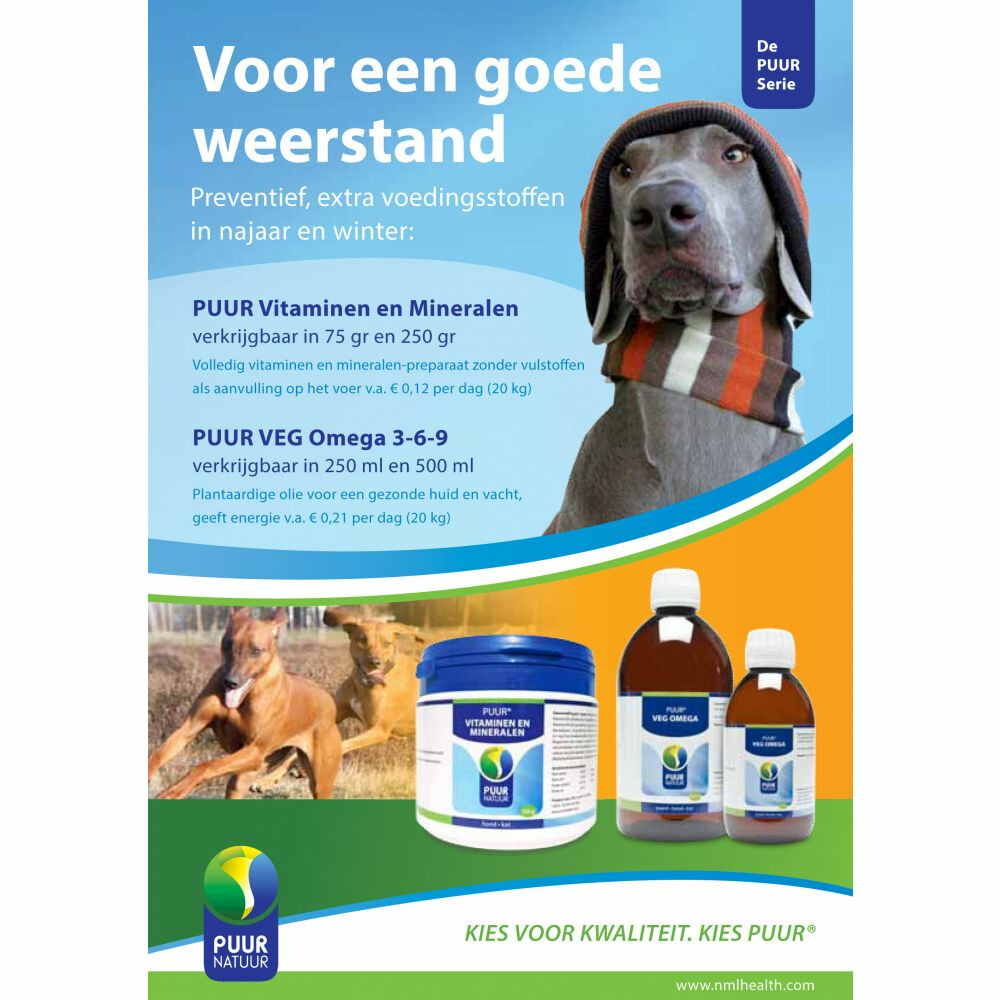 PUUR Vita-min Hond - Kat250 gr