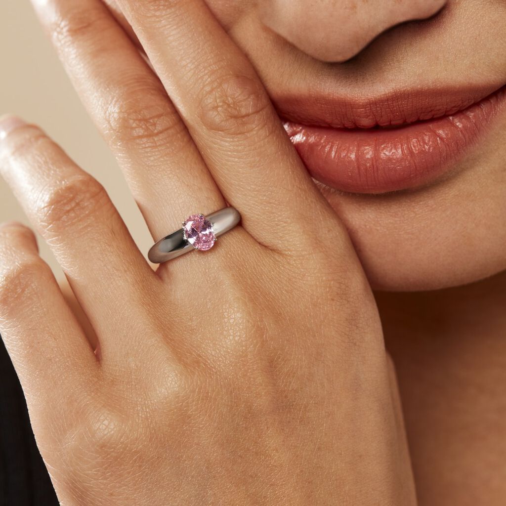 Bague Solitaire Antoinon Argent Oxyde De Zirconium