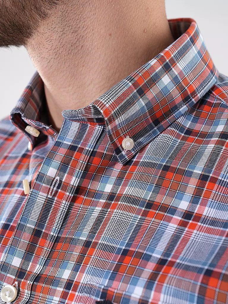 FYNCH HATTON Hemd Casual Fit orange